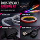 🛴 Scooter Underglow Light Strip: 50cm, 30 LED, Waterproof, Remote Control