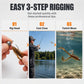 🦐 Floating Shrimp Soft Lures: 8 Pcs, 6cm, Reverse Thread Action, Scented, High-Elasticity TPR