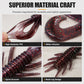 🦐 Floating Shrimp Soft Lures: 8 Pcs, 6cm, Reverse Thread Action, Scented, High-Elasticity TPR