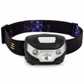 🔦 Smart Sensor Headlamp: Hands-Free, 5 Light Modes, USB Rechargeable, IPX4