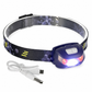 🔦 Smart Sensor Headlamp: Hands-Free, 5 Light Modes, USB Rechargeable, IPX4