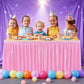 🎉 Pleated Table Skirt: Elegant Box Pleats, Durable Polyester, 4/6/9ft, 11 Colors, for Events