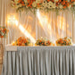 🎉 Pleated Table Skirt: Elegant Box Pleats, Durable Polyester, 4/6/9ft, 11 Colors, for Events