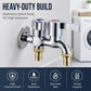 🔧 Dual Control Faucet: Brass, Ceramic Disc Valve, G1/2 Thread