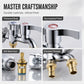 🔧 Dual Control Faucet: Brass, Ceramic Disc Valve, G1/2 Thread