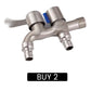 🔧 Dual Control Faucet: Brass, Ceramic Disc Valve, G1/2 Thread