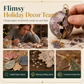 💎 DIY Christmas Diamond Art Kit: Rhinestone Wreath, 25x25cm, with Diamond Pen & Tray, Wall Decor