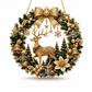 💎 DIY Christmas Diamond Art Kit: Rhinestone Wreath, 25x25cm, with Diamond Pen & Tray, Wall Decor
