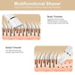 ✂️ 3-in-1 Electric Trimmer: Ceramic Blades, Nose & Ear, Beard & Body, USB Rechargeable, Quiet