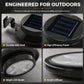 ☀️ Solar Gutter Wall Lights: Zero Electricity, 3 LED, Waterproof, Auto On