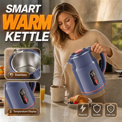 🎁2026 New Arrivals 50% OFF💥☕ Smart Electric Kettle: 3L, 1500W Fast Boil, 55°C Keep Warm, Temp Display, Cool-Touch