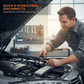 🔧 Fuel Line Disconnect Pliers: Dual-Angle Jaw, Spring-Loaded, Carbon Steel