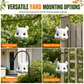 🐿️ 3D Printed Squirrel Head Feeder: Hilarious Backyard Spectacle, Weatherproof, Easy to Hang
