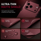 📱 Matte Phone Back Skin: Ultra-Thin 7g, Scratch-Resistant, Anti-Fingerprint, Full-Wrap