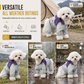 🐕 Pet Raincoat: All-Weather Protection, Waterproof, Windproof, Four-Leg Design, Reflective, Sizes S-2XL