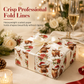 🎄 Double-Sided Christmas Wrapping Paper: Highland Cow Design, Thick, Tear-Resistant, Large Roll