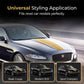 🏁 Racing Hood Stripe Decal: Sporty Look, Weatherproof, Precision Cut, 124.5x22.2cm, 7 Colors