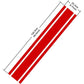 🏁 Racing Hood Stripe Decal: Sporty Look, Weatherproof, Precision Cut, 124.5x22.2cm, 7 Colors