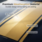 🏁 Racing Hood Stripe Decal: Sporty Look, Weatherproof, Precision Cut, 124.5x22.2cm, 7 Colors
