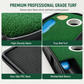 ⛳ Indoor Golf Putting Mat: Gravity Ball Return, Realistic Hazards, Premium Turf, Compact & Portable