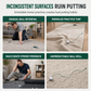 ⛳ Indoor Golf Putting Mat: Gravity Ball Return, Realistic Hazards, Premium Turf, Compact & Portable
