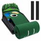⛳ Indoor Golf Putting Mat: Gravity Ball Return, Realistic Hazards, Premium Turf, Compact & Portable