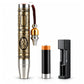 🔦 Jade Identification Flashlight: 3 Light Sources, 365nm UV, Aluminum Alloy, Rechargeable, with Scale