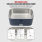 🍱 Electric Heating Lunch Box: 1.8L, Stainless Steel, Leak-Proof, with Bag & Utensils