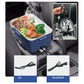 🍱 Electric Heating Lunch Box: 1.8L, Stainless Steel, Leak-Proof, with Bag & Utensils