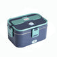 🍱 Electric Heating Lunch Box: 1.8L, Stainless Steel, Leak-Proof, with Bag & Utensils
