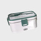 🍱 Electric Heating Lunch Box: 1.8L, Stainless Steel, Leak-Proof, with Bag & Utensils