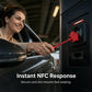 🚗 NFC Card Holder Wand: 25cm Extended Reach, Weatherproof, Ergonomic Grip
