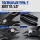 🔧 Precision Diagonal Pliers: Flush Cut, Spring-Loaded, Blackened Steel, Non-Slip Grip