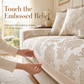 🛋️ 3D Embossed Sofa Cushion Cover: Non-Slip Silicone Grip, Machine Washable, Premium Jacquard