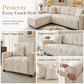 🛋️ 3D Embossed Sofa Cushion Cover: Non-Slip Silicone Grip, Machine Washable, Premium Jacquard