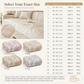 🛋️ 3D Embossed Sofa Cushion Cover: Non-Slip Silicone Grip, Machine Washable, Premium Jacquard