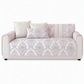🛋️ 3D Embossed Sofa Cushion Cover: Non-Slip Silicone Grip, Machine Washable, Premium Jacquard