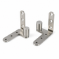 🚪 Automatic Door Hinges: Self-Centering Spring, Rustproof Stainless Steel, Heavy-Duty, 6 Sizes
