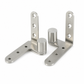 🚪 Automatic Door Hinges: Self-Centering Spring, Rustproof Stainless Steel, Heavy-Duty, 6 Sizes