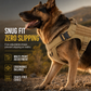 🐕 Tactical Dog Harness: Heavy Metal Buckles, Top Grab Handle, Breathable Mesh, Tear-Resistant Nylon