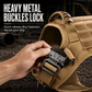 🐕 Tactical Dog Harness: Heavy Metal Buckles, Top Grab Handle, Breathable Mesh, Tear-Resistant Nylon