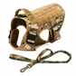 🐕 Tactical Dog Harness: Heavy Metal Buckles, Top Grab Handle, Breathable Mesh, Tear-Resistant Nylon