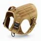 🐕 Tactical Dog Harness: Heavy Metal Buckles, Top Grab Handle, Breathable Mesh, Tear-Resistant Nylon