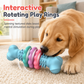 🦴 Durable Dog Chew Toy: Rotating Rings, Multi-Texture, TPR, for All Breeds, Indoor & Outdoor