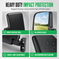 ✨ Universal Golf Cart Mirror: Curved Glass, Heavy-Duty ABS, Anti-Shake Mount, Distortion-Free