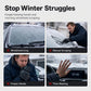 ❄️ Magnetic Car Windshield Cover: All-Season, Waterproof 4-Layer, Snow & Sun Shield, Reflective Strips