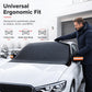 ❄️ Magnetic Car Windshield Cover: All-Season, Waterproof 4-Layer, Snow & Sun Shield, Reflective Strips