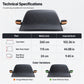 ❄️ Magnetic Car Windshield Cover: All-Season, Waterproof 4-Layer, Snow & Sun Shield, Reflective Strips