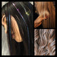 ✨ Clip-In Hair Extensions with Tinsel: Instant Volume & Length, Invisible Clips, 63cm, Synthetic