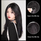 ✨ Clip-In Hair Extensions with Tinsel: Instant Volume & Length, Invisible Clips, 63cm, Synthetic